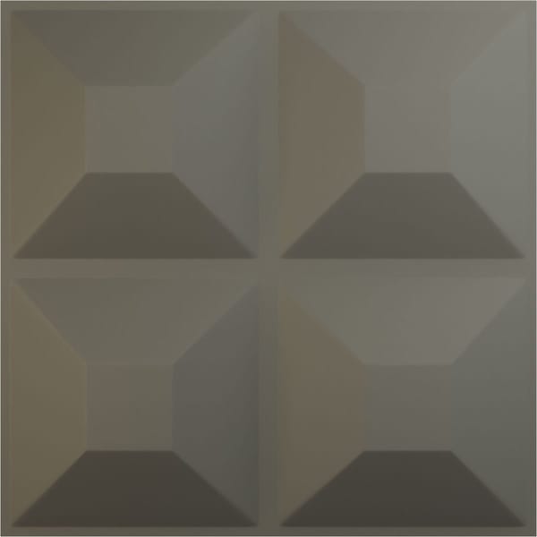 Ekena Millwork 11 7/8in. W x 11 7/8in. H Swindon EnduraWall Decorative 3D Wall Panel Covers 0.98 Sq. Ft. WP12X12SWISG - main